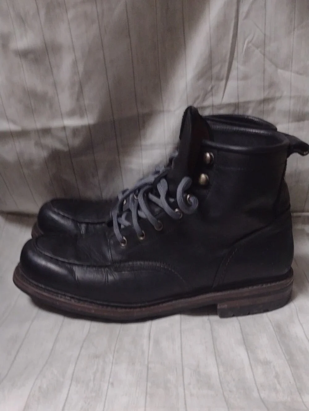 Frye Men's Black Leather Boots (J1153)